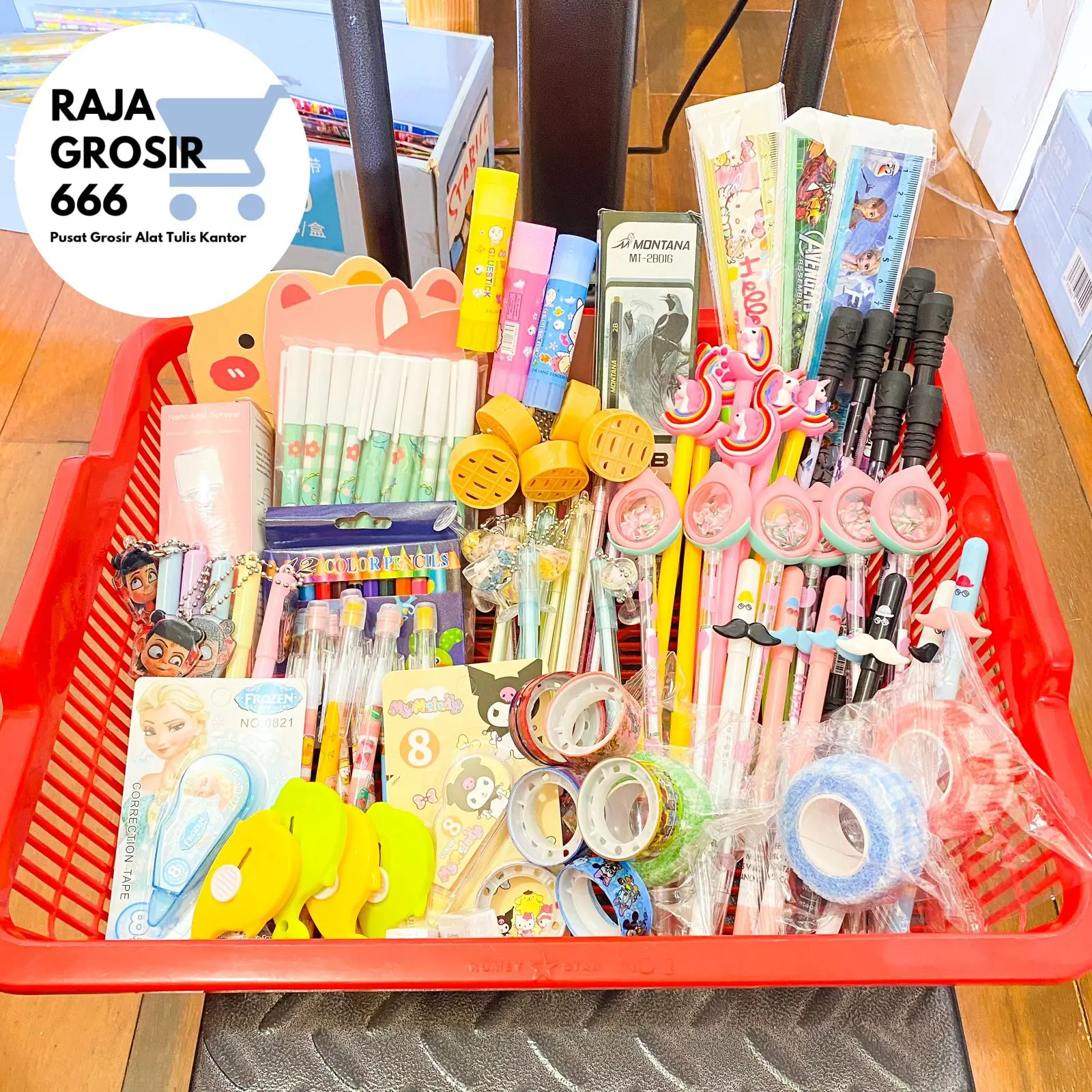 Rajagrosir PAKET ALAT TULIS 1000 GRAM  Stationery LENGKAP