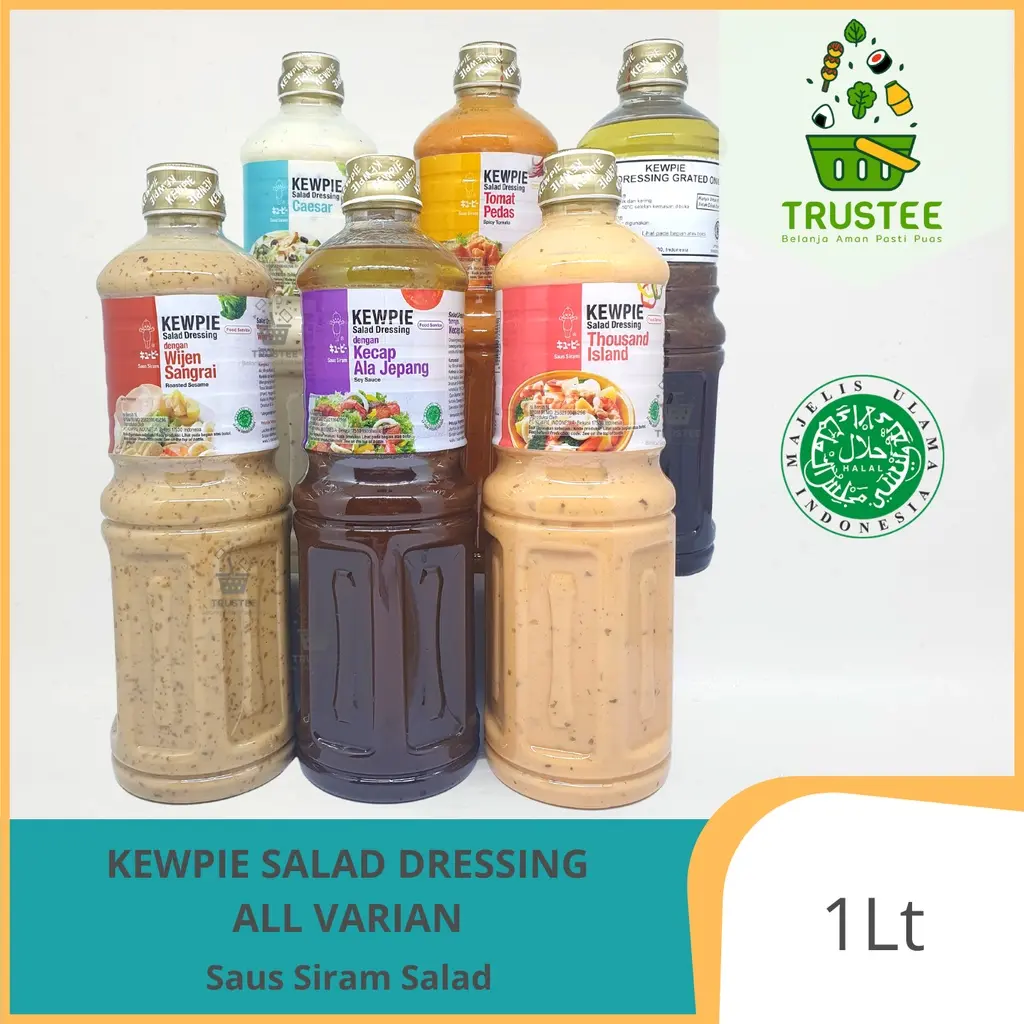Kewpie Salad Dressing / Saus Siram Halal 1 liter