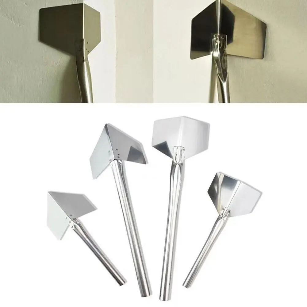 Durable Scrape Putty Building 90 Degree Drywall Corner Trowel Improvement Stainless Light G9W3
