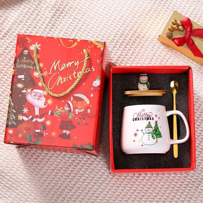 Product Introduction of Cốc Gốm, Thiết Kế Ông Già Noel Giáng Sinh, Hộp Quà Người Tuyết, Cốc Cây Thông Noel, Thích Hợp Làm Quà Tặng Cho Bạn Bè Và Bạn Gái 4
