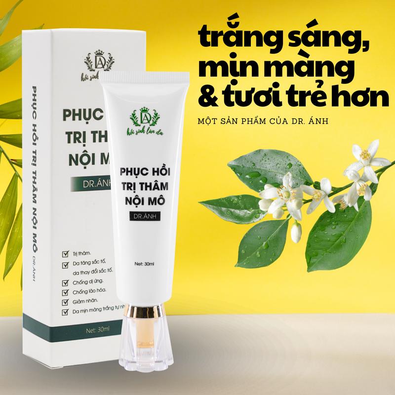 Kem phục hồi TT nội mô Dr. Ánh cải thiện da, dưỡng trắng mịn Nữ Dưỡng Ẩm Da 0