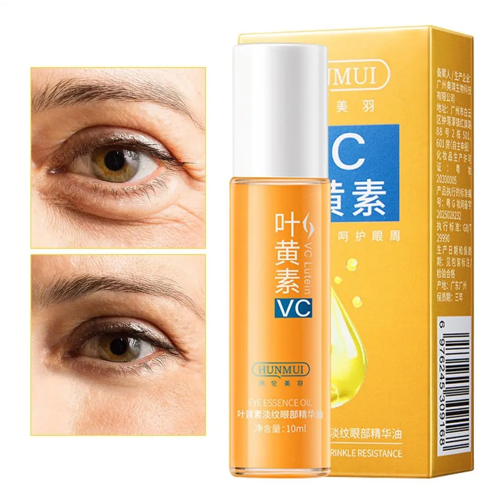 Lutein Eye Oil Moisturizing VC Roll-On Oil Instant Eye Tightener Deeply Hydrating Diminish Fine Lines caeudeysg