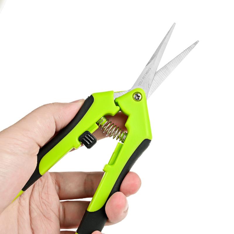 Product Introduction of Garden Pruning Shears Stainless Steel Pruning Tools Hand Pruner Cutter Grape Fruit Picking Weed Household Potted Branches Pruner 27