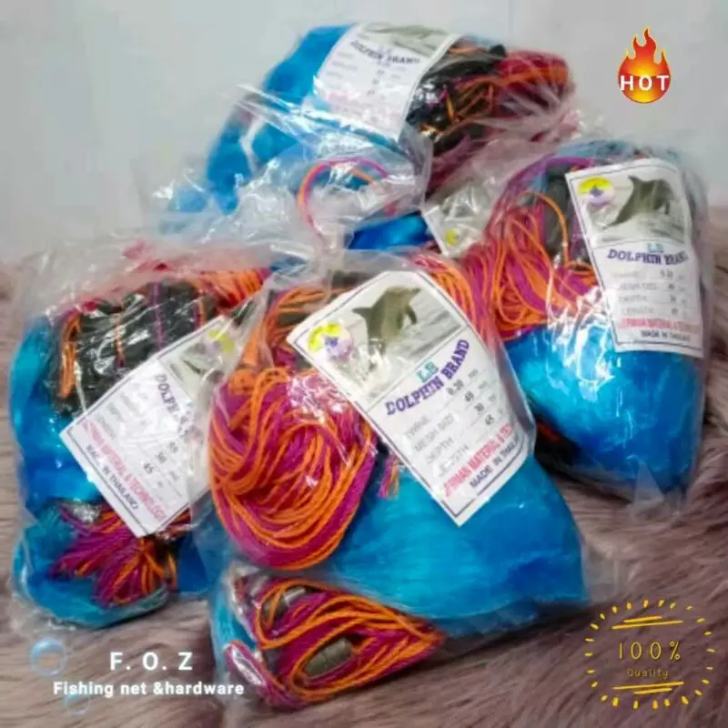 【 F.O.Z 】0.20mm x 1-1/2" ~> 4" x 30MD x 7A / 36meter | Jaring Ikan | Pukat Biru | Pukat Putih | Siap Dijahit Complete Net | Fishing Net