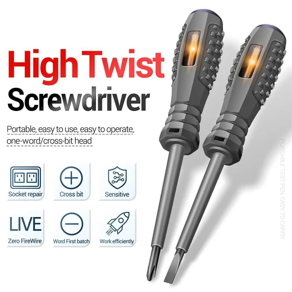 Digital Voltage Tester Pen AC Non-contact Induction Test Pencil Voltmeter Power Detector Electrical Screwdriver Indicator