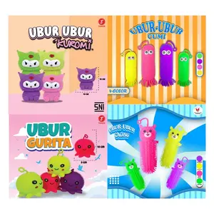 MAINAN ANAK SQUISHY LAMPU KARET BOLA MAINAN YOYO UBUR-UBUR CUMI GURIA KARET LAMPU Karakter Sanrio Kuromi