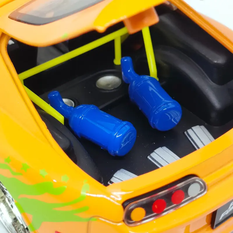 Diecast Jada Toys 1:24 Brians Toyota Supra Fast Furious Orange 3