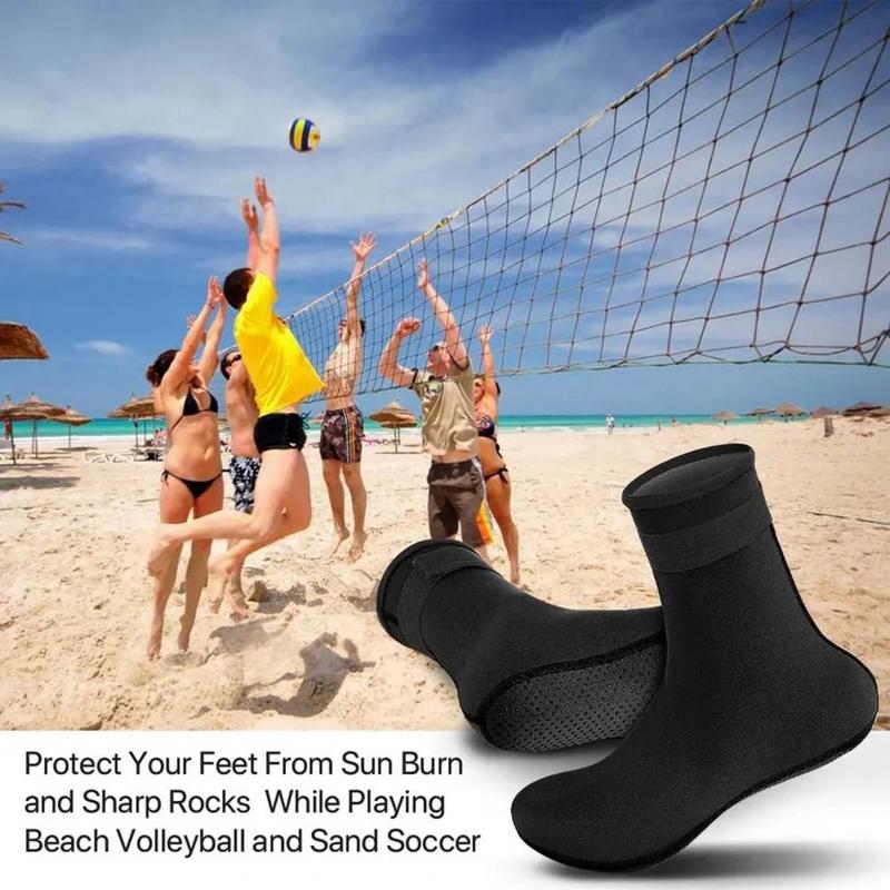 1 Pair Diving Socks Wear-resistant Elasticity Non-slip Neoprene Beach Surfing Booties Water Sport Supply 2