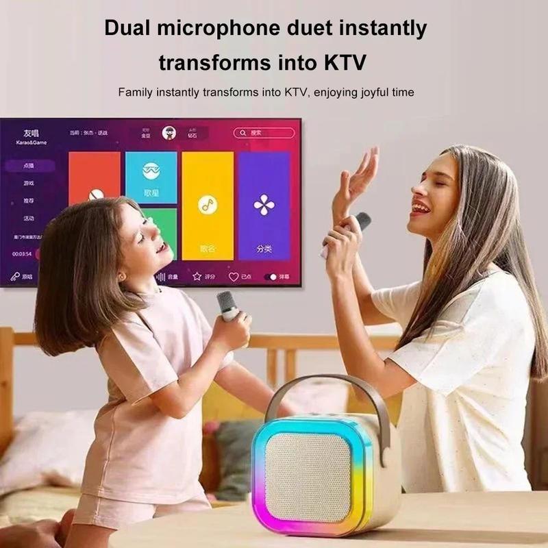 Bluetooth speaker mini portable karaoke microphone wireless Bluetooth integrated Audio Smartphone 3