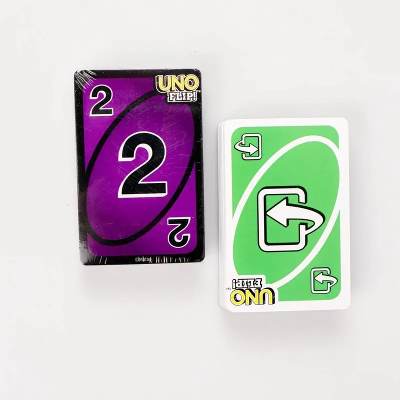 UNO FLIP Set Kartu Unno Card Game Mainan Kartu UNO Flip 6