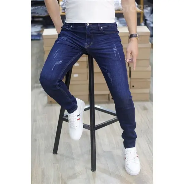 (MS053) Quần jean nam co giãn 4 chiều,quần bò nam,form chuẩn,ống côn phong cách, chuẩn size_AN CHI STORE jeannam
