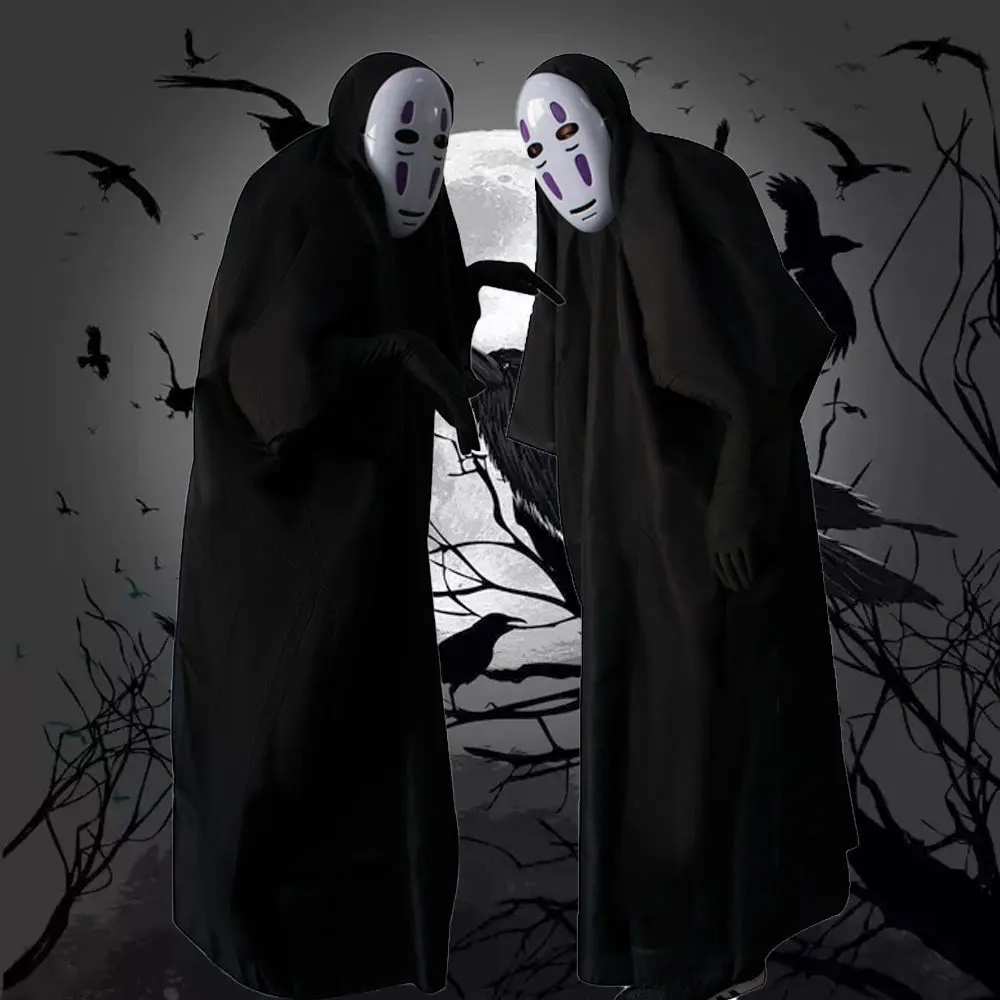 Quần áo cosplay, Spirited Away, Halloween No Face Man Cosplay, Trang phục biểu diễn dành cho người lớn, Nhập vai hoạt hình hai chiều, Thích hợp cho cosplay