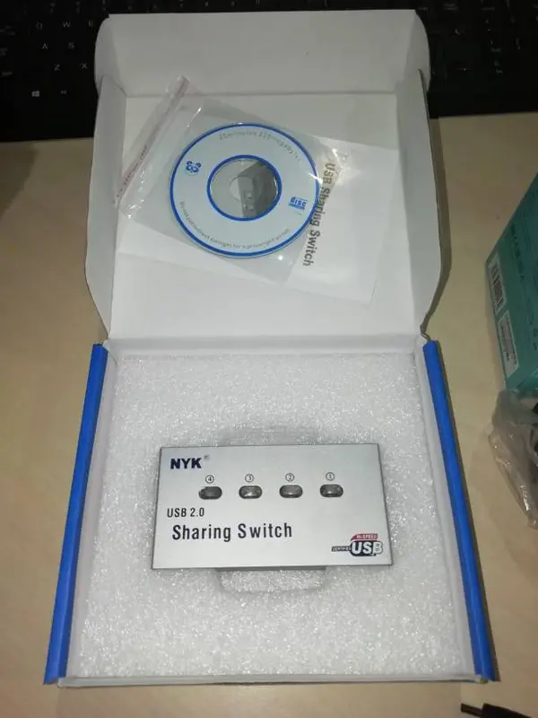 Auto Switch Printer USB 4 Port 3