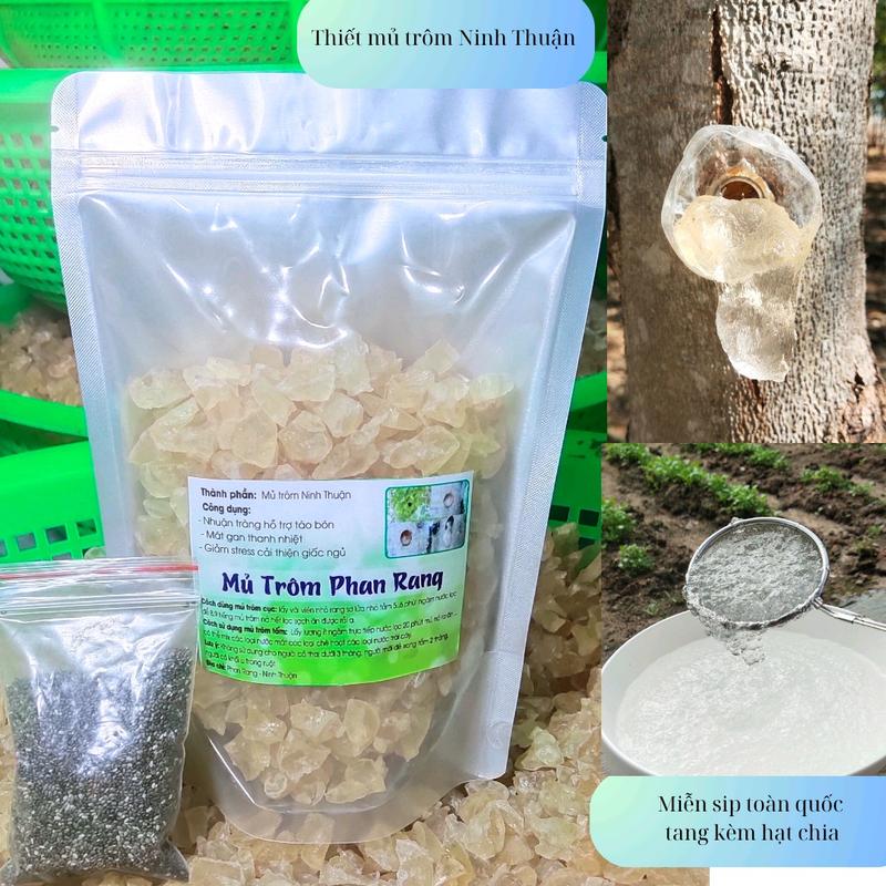 500g Mũ Trôm mới trắng Sạch (ngon) tặng kèm hạt chia