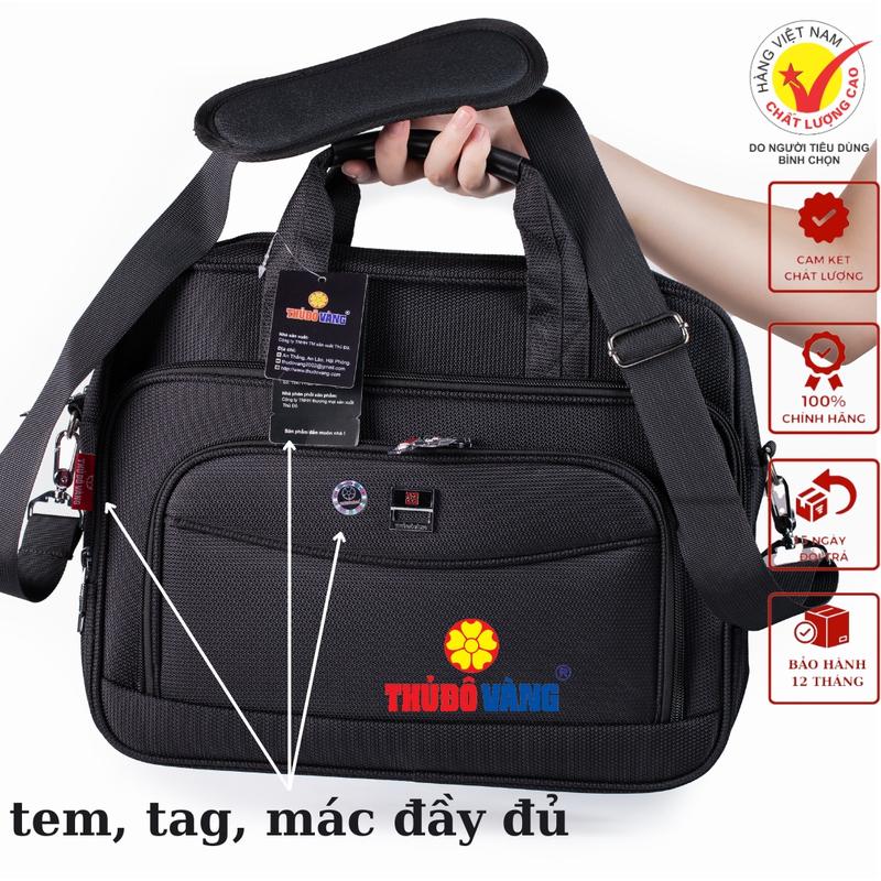 Cặp Ngang Công Sở Chính Hãng Thủ Đô Vàng Đi Làm, Đi Công Tác, Đi Du Lịch, Đi Học  - Túi Đeo Vai C194 C195 C196 C197 Bag 2