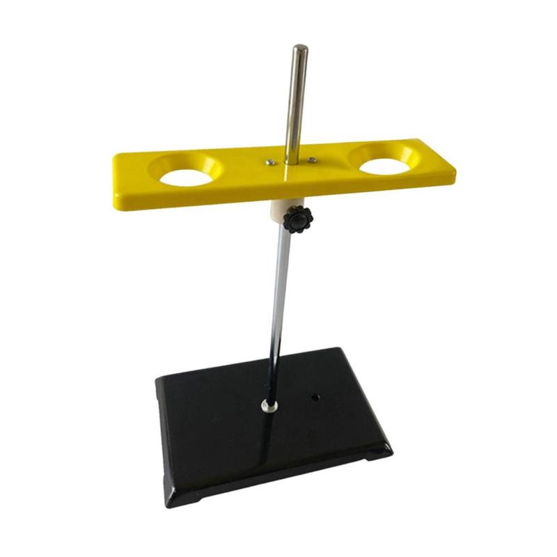 Funnel Support 2 Holes Easy to Use Multifunctional Stable Adjustable Chemistry Teaching Equipment Funnel Rack Funnel Holder 7