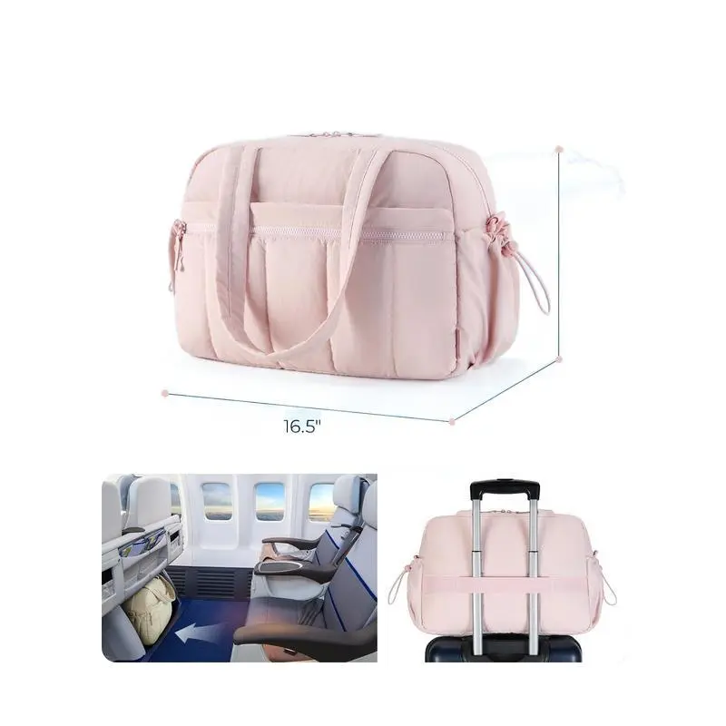 Túi ba lô du lịch, Bagsmart, túi tập thể dục cho phụ nữ, có túi ướt, túi mang theo cuối tuần, không thấm nước, thích hợp cho tập thể dục và tập thể dục thể thao, màu be 5