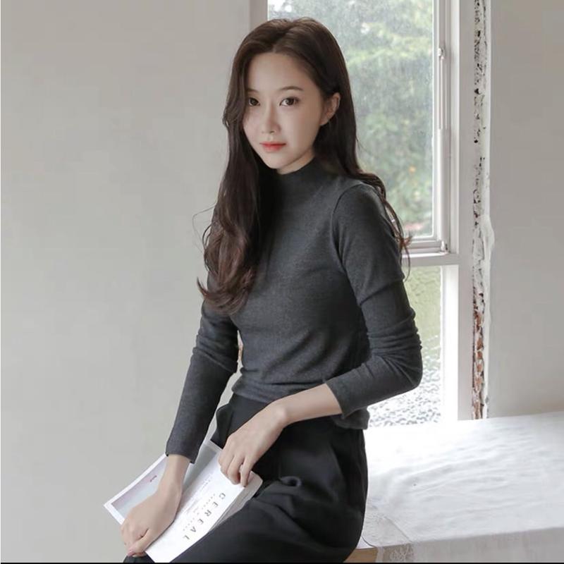 Áo nhiệt thun lạnh nữ cổ cao, co giãn, giữ nhiệt tốt Women Nhung 6