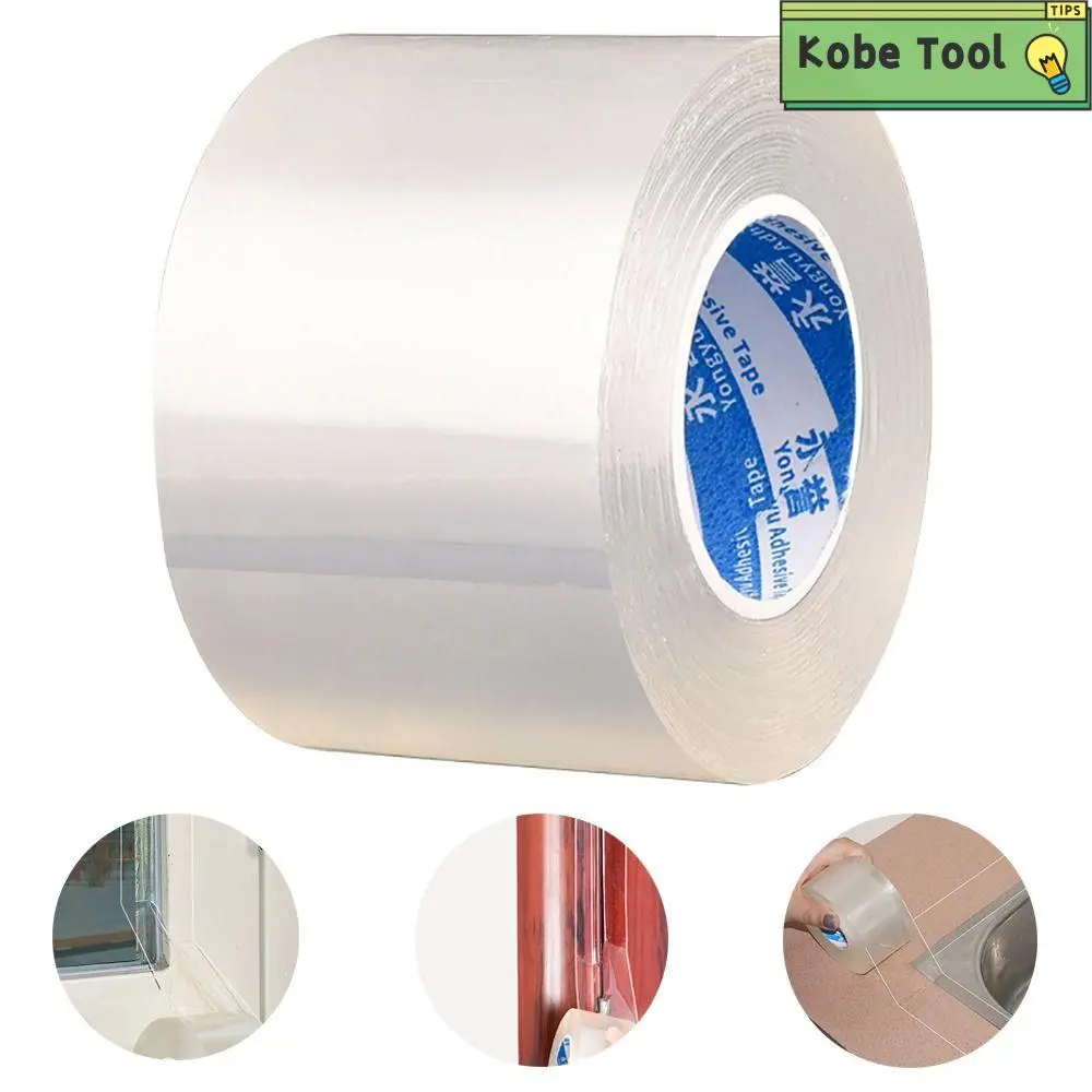 Strong Viscosity Windproof Window Sealing Tape Waterproof Transparent Draught Excluder Nano Dustproof Weather Stripping