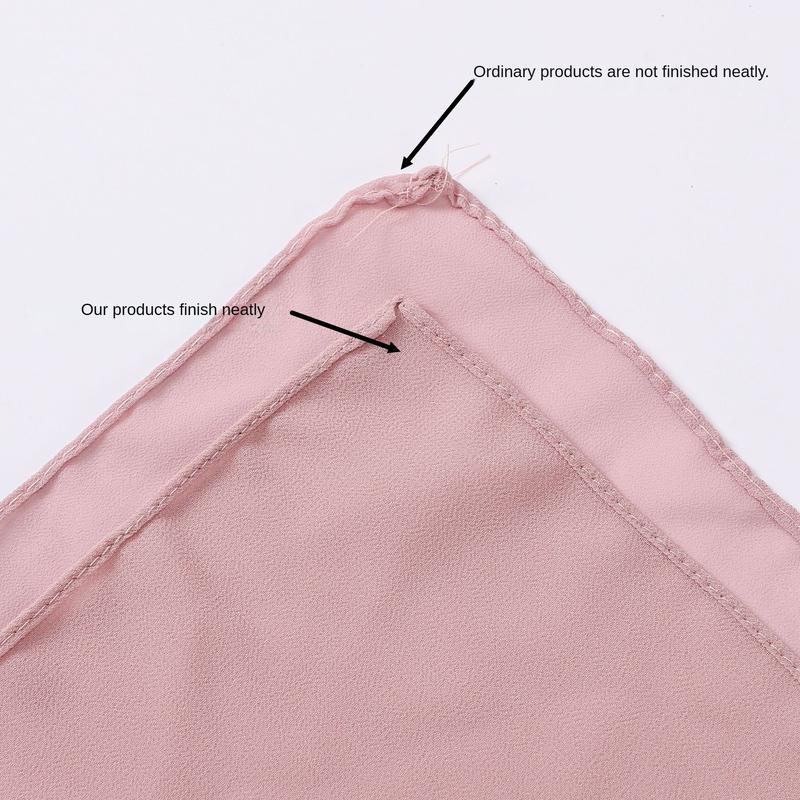 Product Introduction of Crystal flower pearl scarf | 90cm chiffon square | Hui sweet headscarf | Malaysian Internet red with | light luxury everything selendang  bahu sulam  shawl sahara  shawl selendang 4