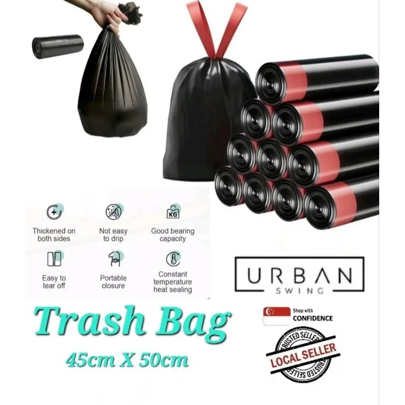 [SgSeller] Extra Strong Trash/Garbage/Rubbish Bag 45cmX50cm bags