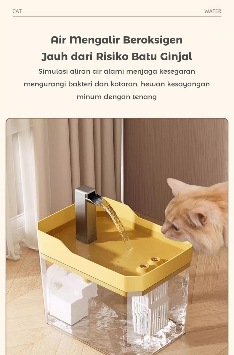 Tempat Minum Otomatis-Tempat Minum Kucing-Pet Water Feeder-Air Mancur Hewan-Keran Air Otomatis Kucing-Filter Air Automatic Tempat Minum Otomatis-Tempat Minum Kucing-Pet Water Feeder-Air Mancur Hewan-Keran Air Otomatis Kucing-Filter Air Automatic