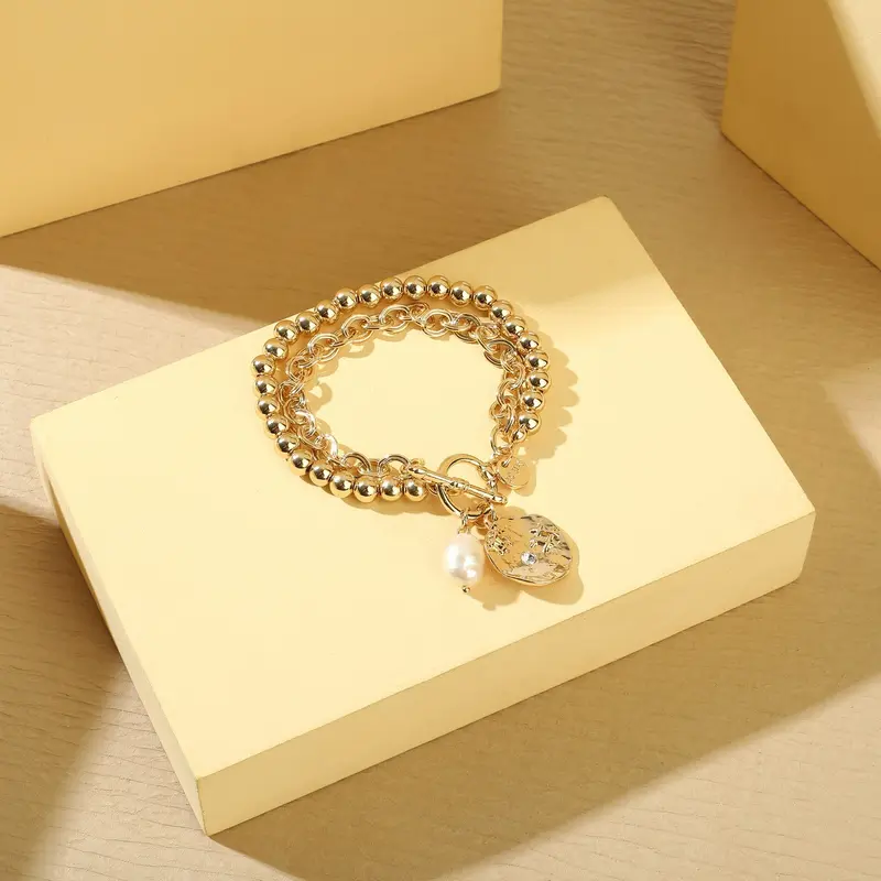 Multi Chain cute diamond charm Bracelet  (JYT22905) 0