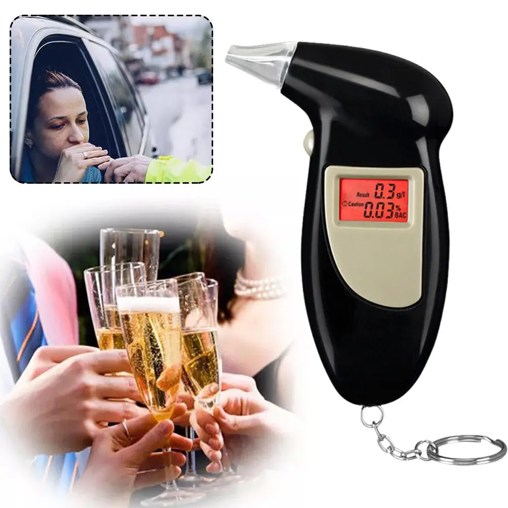 Portable Air-blowing Alcohol Tester For Cars Car Alcohol Tester