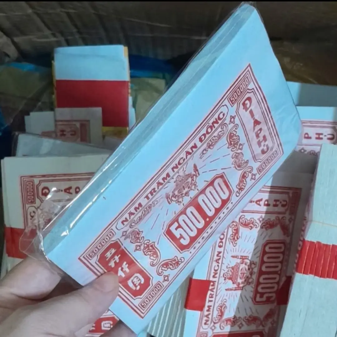 (Vàng mã) Giấy tiền cúng mệnh giá Tiền Địa Phủ