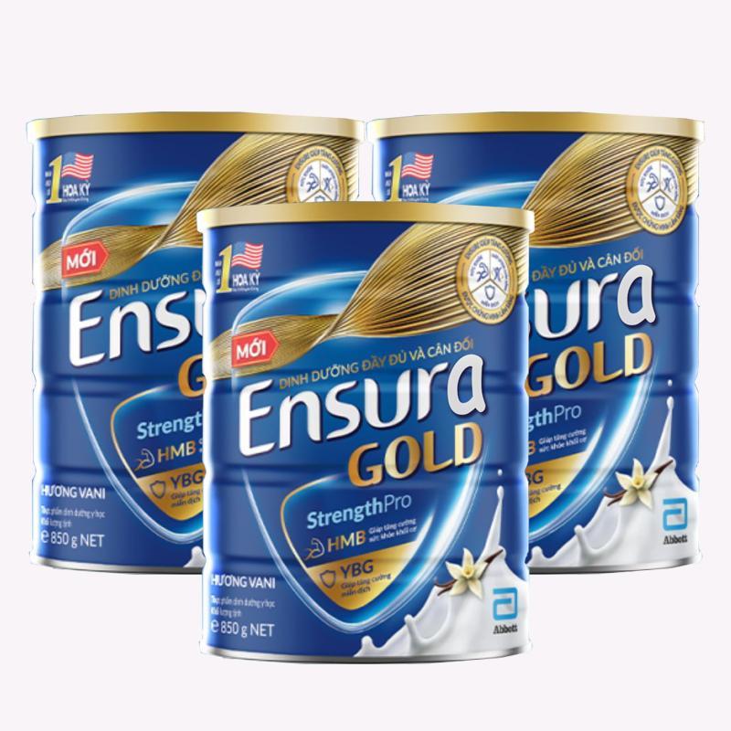 [Date 2026] Sữa bột Abbott Ensure Gold Vani 800gr  Canxi 1