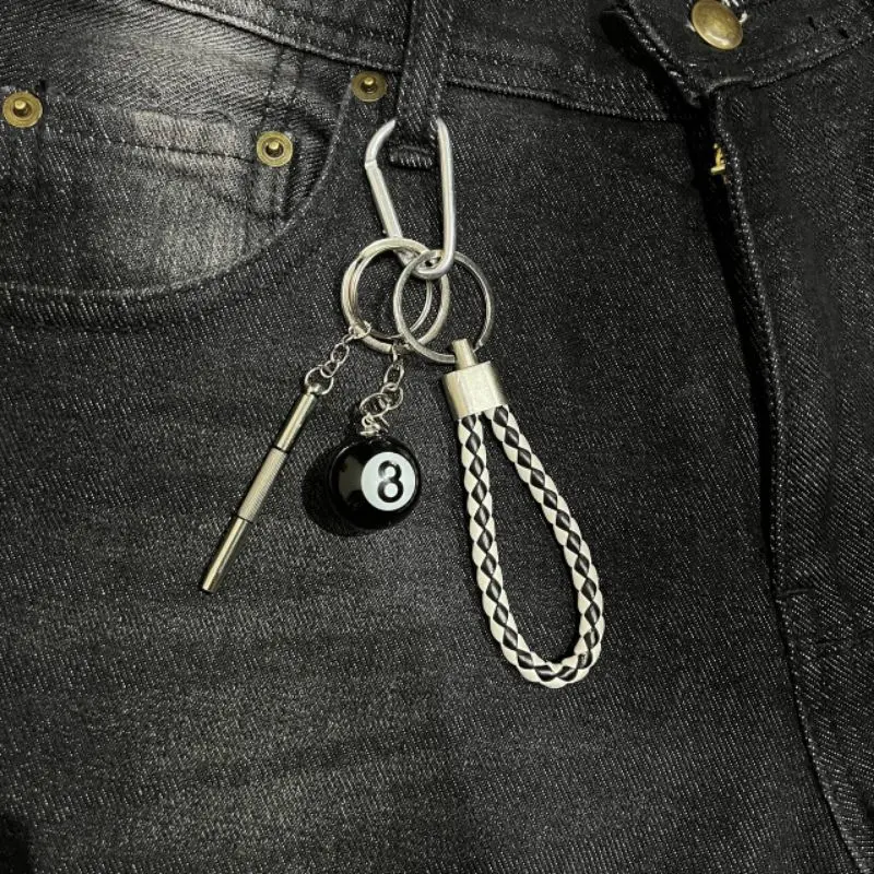 | Gantungan Kunci Skena Dadu Estetik Besi Ringan Murah Keychain Aksesoris Tas Bros 8