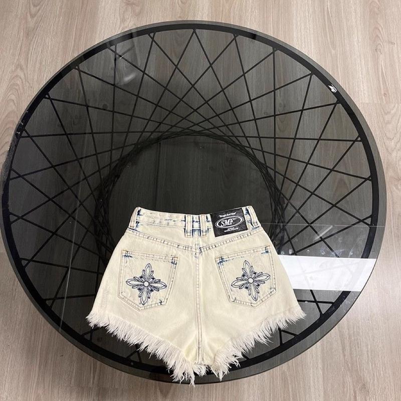 Product Introduction of Quần Short Rách, Cạp Cao, Phong Cách Mỹ, Giặt Nặng Rock, Thời Trang, Quần Jean Rách Sờn, Xu Hướng Mùa Hè 2024 8