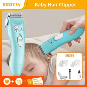 Baby Hair Clipper Set Lengkap untuk Cukur Rambut Bayi & Anak - Mudah Dicuci Isi Ulang USB Cocok untuk Potong Rambut di Rumah yang Higienis