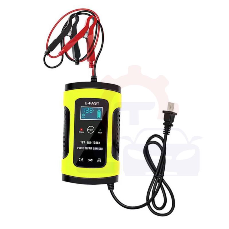Máy sạc bình acquy 12v tự ngắt, sạc bình acquy 12v từ 4ah - 100ah cho xe máy và ô tô. 2