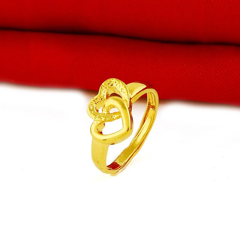 Product Introduction of Gold-Plated Ring for Women Brass Vacuum Plated Fox Ring Euro Coin Rose Gold Ring Jewelry 3