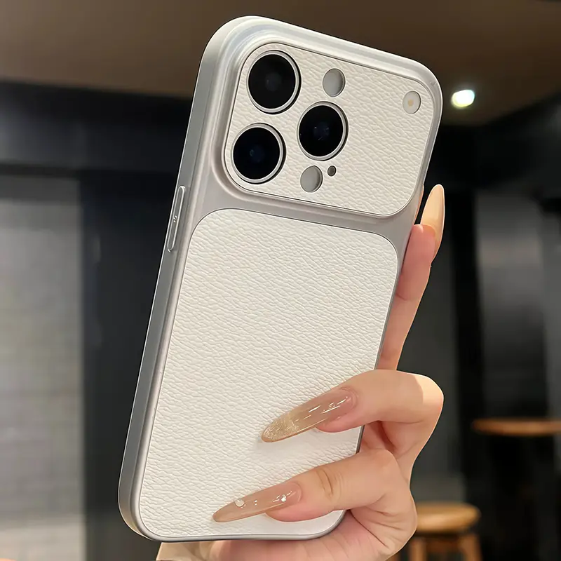 Tương Thích Cho IPhone 17, IPhone 11, 16, 15, 14, 13, 12 Pro Max,IPhone Xr, Xs Max, IPhone 14, 15, 16 Plus, IPhone 17 Air, Ngoại Hình Cao Thu/đông Thứ Hai 17ProMax Da Chống Sụp Đổ Vỏ Điện Thoại Di Động