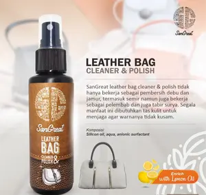 Leather Bag Cleaner & Polish - Pembersih, Perawat dan Pengkilap Tas Kulit 100ml
