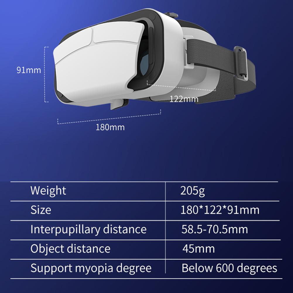 Adjustable VR Headset for Enhanced Mobile Gaming Compatible with For iOS & For Android Smartphones Lightweight Design - Image 3