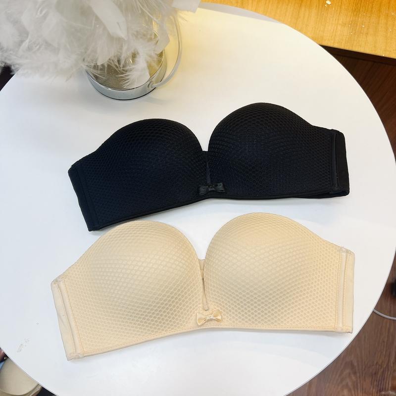 K18 Áo ngực su đúc không dây chống tuột from nhỏ - ADP Nữ Women Bra Voan