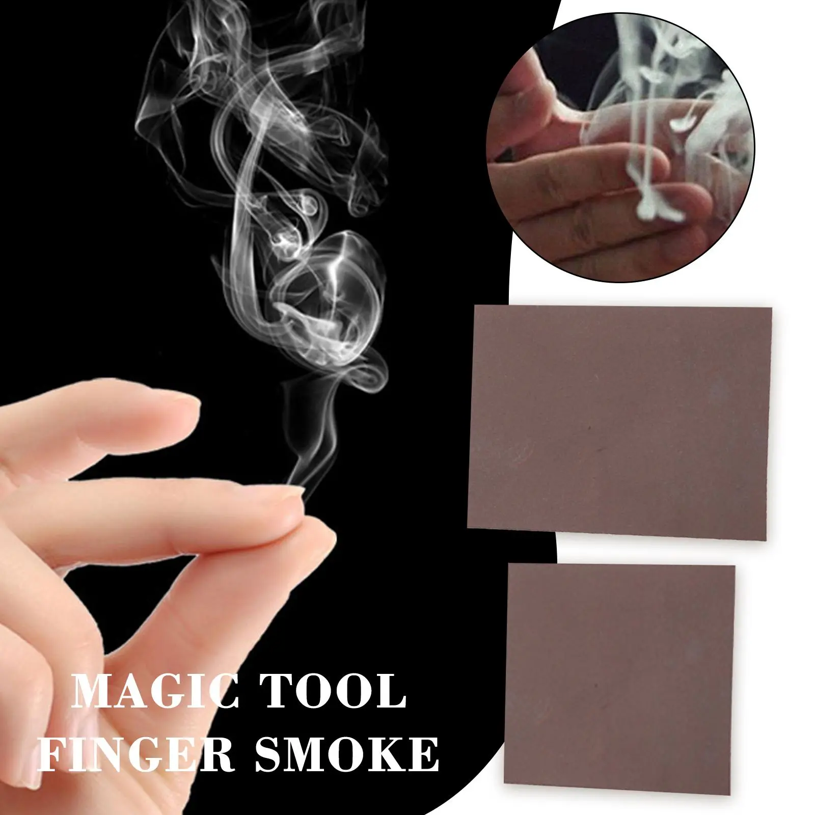 Giấy Khói, 5X7cm và 10X7cm, Đồ Chơi Công Cụ Ảo Thuật, Đạo Cụ Ảo Thuật, Trò Ảo Thuật, Thích Hợp Cho Ngón Tay, Đồ Chơi, Trò Ảo Thuật