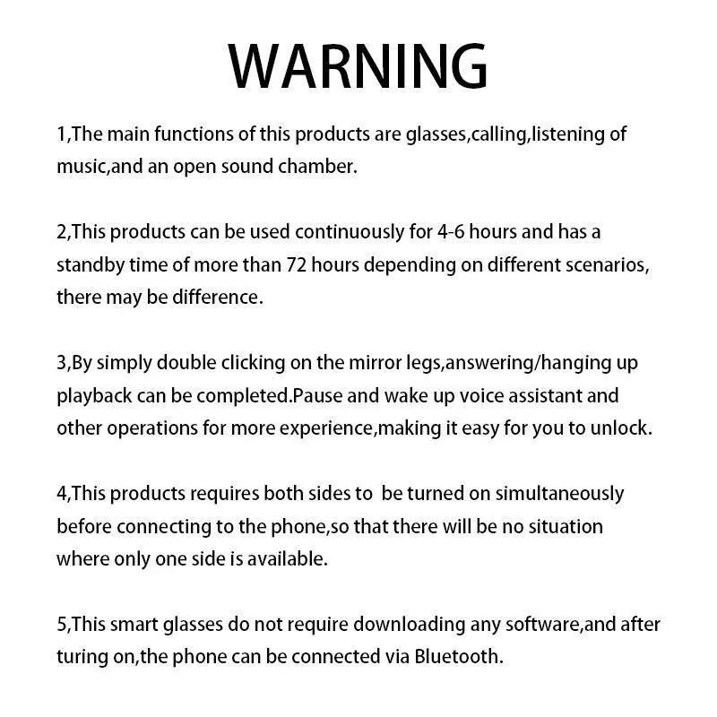 Wireless Smart Glasses, Outdoor Sports Call Music Glasses, HD Smart Glasses with HiFi Wireless 5.3 Earphone, Stereo Dual Speaker Touch Wireless Glasses, Wearable Devices 2