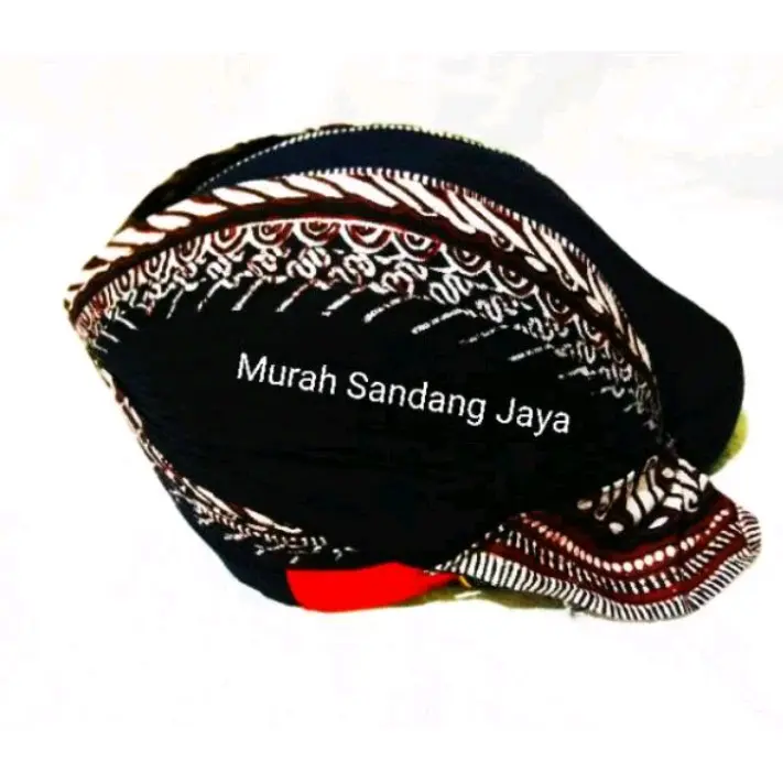 Blankon Jogja Lipat Jebeh Motif Parang putih