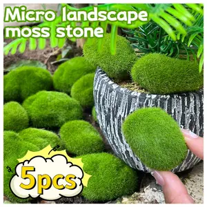 5pcs lumut sintetis aquascape Kantor, ruang konferensi, ruang keluarga, dll batu rumput aquarium