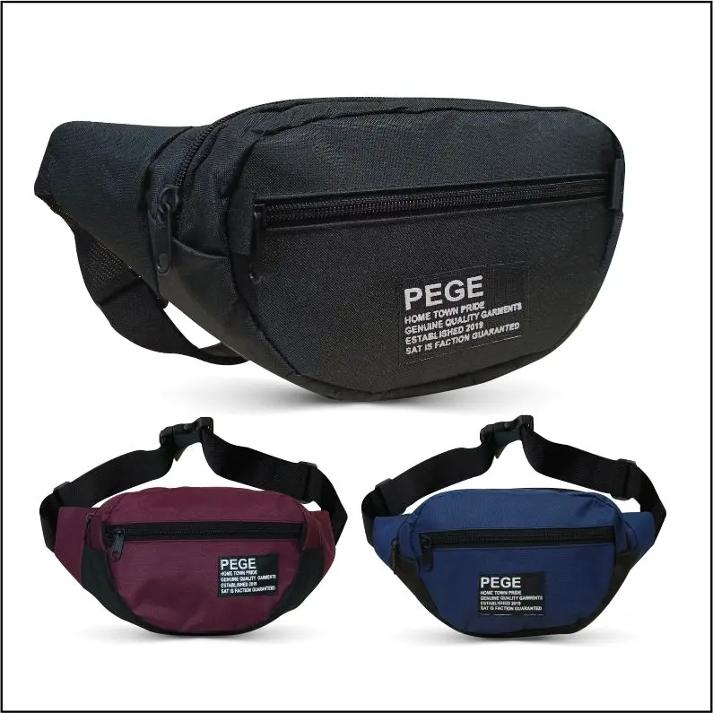 Tas Pinggang Waistbag Selempang Bahu Pria Model Kombinasi - PG 8812 3
