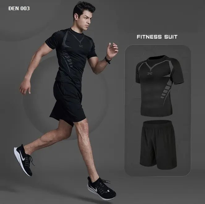 Bộ Đồ Tập GYM Nam Mẫu Mới 2025, Set Quần Áo Thể Thao Tập GYM Nam Loại Đẹp