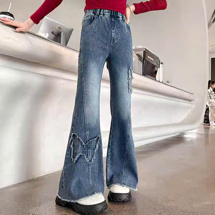 QUẦN JEAN LOE HÌNH BƯỚM 2 MÀU CHO BÉ GÁI CỰC KÌ PHONG CÁCH 7