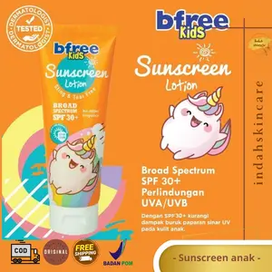 Bfree sunscreen anak SPF30+ BPOM 100ml Kids Lotion Perawatan wajah dan badan