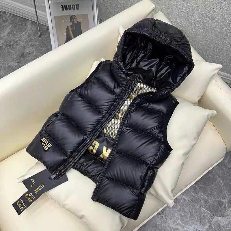 Áo Phao Gile Bóng Áo Gile Nam Nữ Chất Phao Bóng Lót Vàng Siêu Nhẹ Dày Dặn Có Mũ