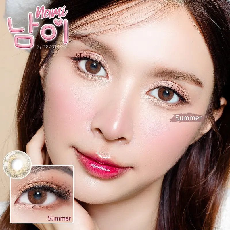 Exoticon Softlens - Nami - Summer Eye Soflens Lensa Brown 3