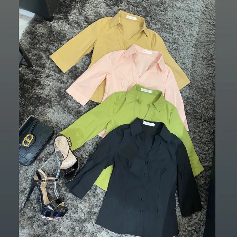 Kemeja Pendek 3/4 Slim Fit Big Mango 0